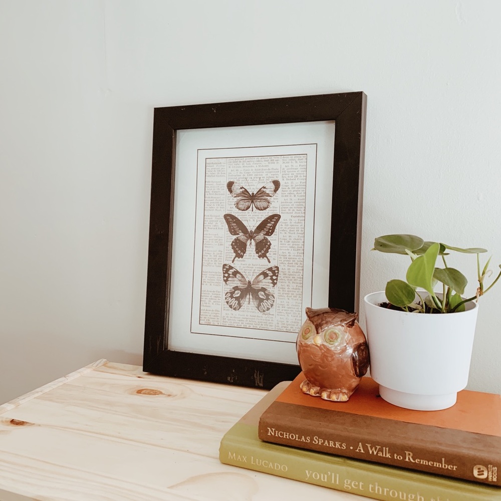 butterfly art piece